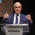 Josep Antoni Duran Lleida, en el debate de EL PERIÓDICO.-JULIO CARBÓ