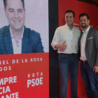 Tudanca y De la Rosa arrancaron juntos la campaña electoral.-