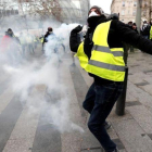 Disturbios en París durante la protesta de los chalecos amarillos-EFE / IAN LANGSDON