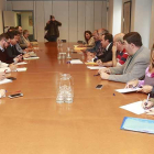 Imagen de la reunión celebrada ayer.-RAÚL G. OCHOA