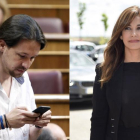 Pablo Iglesias y Mariló Montero.-