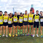 Componentes del equipo senior masculino del Solorunners Burgos Evolución que logró el oro por escuadras-ECB