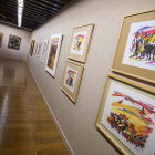 La retrospectiva del pintor burgalés se podrá visitar hasta el domingo 22 de diciembre en la Sala de Exposiciones del Arco de Santa María. SANTI OTERO