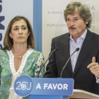 Jaime Mateu y Begoña Contreras presentaron la campaña del PP.-SANTI OTERO