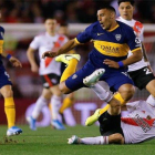 El súper clásico argentino entre River Plate y Boca Juniors.-EFE