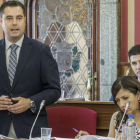 Daniel de la Rosa durante una intervención en un Pleno municipal.-SANTI OTERO