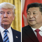 El presidente de EEUU, Donald Trump, y su homólogo chino, Xi Jinping.-EFE