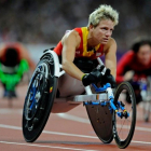 La atleta belga Marieke Vervoort competirá en los Juegos Olímpicos de Río de Janeiro.-EL PERIÓDICO