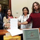 Los diputados por Burgos del Partido Popular, Partido Socialista y Podemos registran la proposición no de ley.-ICAL