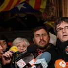 Carles Puigdemont en Bélgica.-AFP / THIERRY ROGE