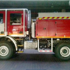 El nuevo camión, Magirus T5, espera su presentación en el Parque de Bomberos de Burgos para comenzar a operar.-ECB