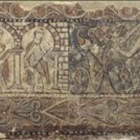 Uno de los fragmentos de pintura del monasterio de Sijena que forman parte de la colección del MNAC.-