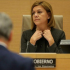 La ministra de Defensa, María Dolores de Cospedal, comparece ante la comisión.-JOSÉ LUIS ROCA