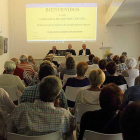 La sala de conferencias de la sede de la Fundación Castresana se llenó en la apertura de las jornadas.-G.G.