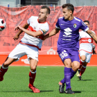 Luis Acosta volvió a actuar junto a Julio Rico en el eje de la zaga del Burgos CF-Deborah Iraurgui