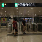 La estación ha recobrado la normalidad a lo largo de la noche.-ELISENDA PONS