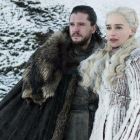 Jon Snow y Daenerys Targaryen, dos de los personajes protagonistas de Juego de tronos.-HBO