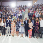 Pascual es un ejemplo de éxito. En la imagen, la segunda y la tercera generación con la cofundadora, Pilar Gómez Cuétara, en el 50 aniversario de la compañía (2019)