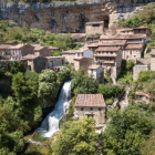 Imagen de la famosa cascada de Orbaneja del Castillo. ECB