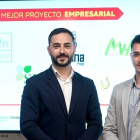 Los responsables de Auana Poke, Mejor Proyecto Empresarial de Burgos 2023. ICAL