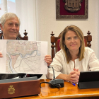 En la imagen, los concejales Alfonso Sanz y Cristina Valderas
