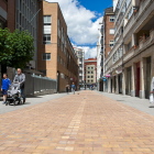 Esta es la nueva imagen de la calle San Julíán, en la zona sur de Burgos.