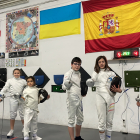 Los tiradores de la Sala de Esgrima Cid Campeador.