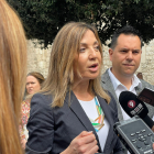 Blasco en una comparecencia en esta campaña electoral.