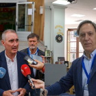 Los candidatos del PP a las Alcaldías de Segovia y Salamanca, José Mazarías y Carlos García Carbayo.