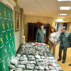 La Guardia Civil desmantela un grupo que traficaba con droga en Burgos.