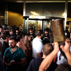 Protesta violenta ante la Junta en Salamanca