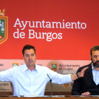 Daniel de la Rosa y Daniel Garabito defienden el proyecto Burgos Río.