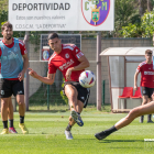 Imagen del entrenamiento del Burgos CF.