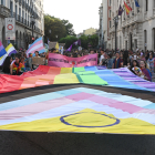 Asistentes a la Manifestación del Día del Orgullo en Burgos el pasado mes de junio.