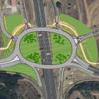 Reproducción del proyecto de mejora de la rotonda de acceso al aeropuerto.