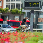 Imagen de un termómetro en Burgos.