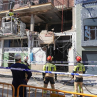Explosión en la calle Goya de Valladolid.