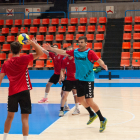 Imagen de un entrenamiento del UBU San Pablo Burgos.