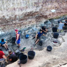 El equipo de excavación en Torrelara estuvo compuesto por 20 investigadores, con otras 10 personas de apoyo externo.