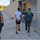 La Guardia Civil detuvo a los dos presuntos agresores en diferentes puntos de la ciudad de Burgos.