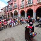 Imagen de archivo de uno de los muchos espectáculos callejeros que organiza Aranda por fiestas