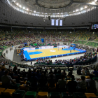 Aspecto del Coliseum durante la semifinal entre Tizona y San Pablo.