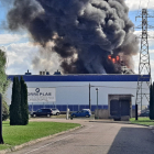 Incendio en la empresa Torreplas.