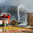 Incendio en Torreplas, polígono de Gamonal.