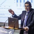 Un momento de la intervención de Ángel Gavilán, director general de Economía y Estadística de Banco de España.