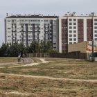 Esta es la parcela frente al HUBU y junto al polideportivo Talamillo en la que el PSOE plantea desarrollar un jardín botánico y terapéutico.