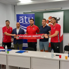 Presentación de Jaime González, Pedro Martins y Guilherme Leonel