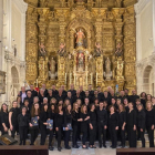 Imagen del coro de 60 voces que conforman el Orfeón Burgalés.