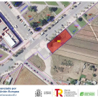 Plano de la ubicación de las viviendas colaborativas de Miranda de Ebro.