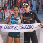 Lidia Campo y Pablo Sánchez revalidan triunfo en el Cross del Crucero.